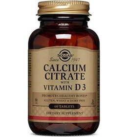 Resim Solgar Calcium Citrate 250 MG Vitamin D3 60 Tablet 