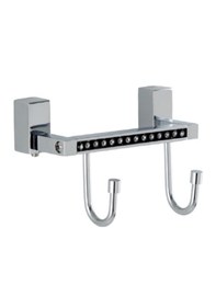 Resim Çelik Banyo Paslanmaz Pirinç Swwor Bornozluk Çiftli Gri 