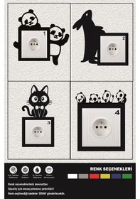 Resim Dekoratif Priz Kenarı Süsü Ahşap Priz Çerçevesi 