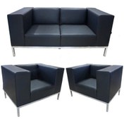 Resim H-84 Syh Ofis Kanepe Takımı Siyah 