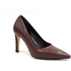 Resim Prego (Pine Cone) Kadın Stiletto Ayakkabı KAHVE 