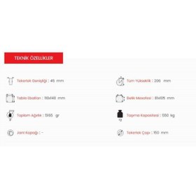 Resim Emes Ed01 Vkv 150 Dönerli Teker Ağır Tip (4 ADET) 