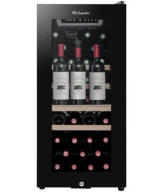 Resim La Sommelière La Sommeliere 38 Şişe Kapasiteli Service Solo Siyah Şarap Dolabı LS38BLACK 