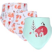 Resim Suntek Bebek Besleme Başörtüsü Havlu Önlüğü Bandana 