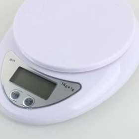 Resim Hazneli LCD Ekran Hassas Ölçüm Sensörlü 5 kg Kapasite Dijital Mutfak Terazisi Tartısı 