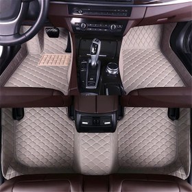 Resim Chevrolet Monza 2019-2022 ön sağ koltuk altında pil kutusu yok 5D Havuzlu Paspas - Gri 