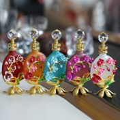 Resim 1 adet Dubai Parfüm Şişesi 30ml, Cam Yuvarlak Kokusuz Parfüm Doldurma Kabı, Sadece Elde Yıkama, Güzellik Esansı Saklama Şişesi 