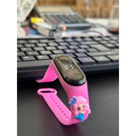 Resim Renkli Dijital Çocuk Saati, Dokunmatik Ekran, Su Geçirmez, Eğlenceli Tasarım 