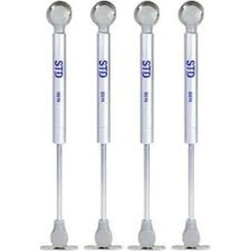 Resim k karaaliler 4 Adet Dolap Amortisörü Gazlı Piston Kapak Hidroliği 27 cm 100N 