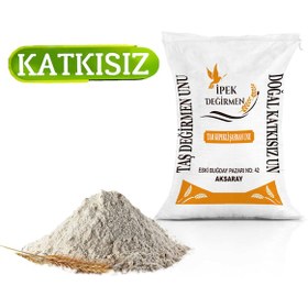 Resim İpek Değirmen 3 KG Tam Buğday Unu Tam Kepekli Şahman Kırmızı Köy Unu 