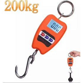 Resim 200 kg Vinç Tipi Kancalı Terazi - Ağır Yükler Için Hassas Ölçüm 