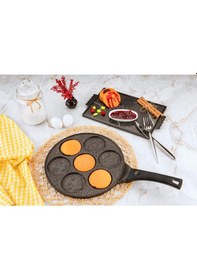 Resim Özlife Granit Yüz Emojili Pankek Tava 28 cm 