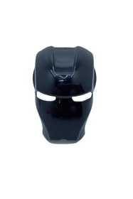 Resim ŞüsCarOto Aksesuar Start Stop Tuşu Kapağı Iron Man Metal Tuş Koruyucu Dekoratif Özel Çinko Alaşım Siyah 