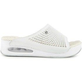 Resim Muya Rive Anatomik Air Max Tabanlı Topuk Dikeni Kadın Terlik Beyaz 