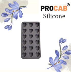 Resim PROCAB silicone kalp’li buz kalıbı 