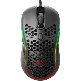 Resim Smx-R85 Gentle Makrolu 6400Dpi Kırmızı RGB Ledli Süper Hafif Gaming Oyuncu Mouse Rampage