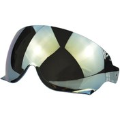 Resim Geeroyoo Shoeı Jo Ex-zero Cj3 Kask İçin Uv Koruma, Anti-buğu, Çizilmeye Dayanıklı Motor Vizörü Gold 