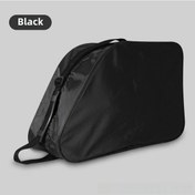 Resim Youtek Unisex Kaykay Çantası - 3 Katlı Oxford Kumaş, Tek Omuzlu Taşıma, Skate/paten İçin Dayanıklı Depolama Çantası Siyah Siyah Rolü Bag 