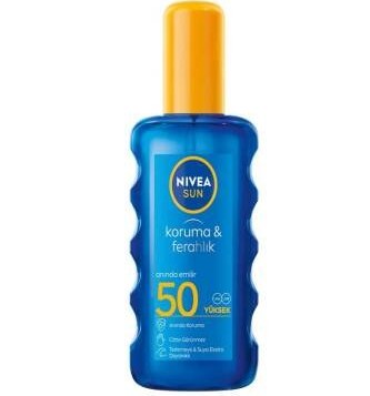 Nivea Sun Transparan Güneş Spreyi Koruma&ferahlık Spf 50 200 Ml Fiyatı ve Özelliklerı - Badem