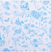 Resim 20 Yaprak/torba, 50x35cm Çiçek Kuş Kelebek Baskı Ambalaj Kağıdı 