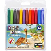 Resim Nova Color Keçeli Kalem 12 Li NC-620 