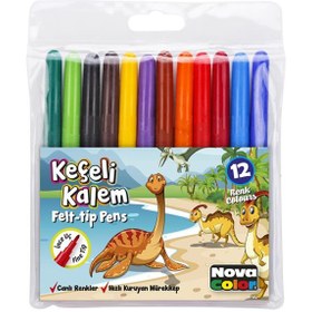 Resim Nova Color Keçeli Kalem 12 Li NC-620 