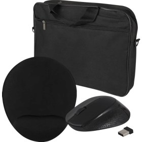 Resim Evocase EVO300 15,6'' Notebook Çantası (EVO301 Bilek Destekli Mousepad + Kablosuz Mouse) Set 