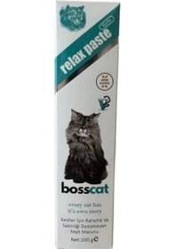 Resim Bosscat Rahatlık Ve Sakinliği Destekleyen Kedi Malt Macunu 100 Gr 