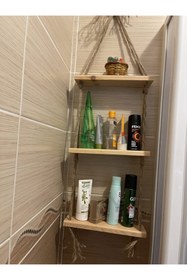 Resim BİGWOODWORKERS Ahşap Raf 