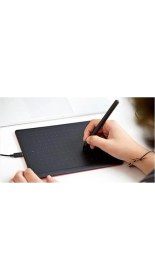 Resim Wacom Grafik Tablet CTL-472 One By Wacom 8.3 x 5.7 inç Yüksek Hassasiyetli Siyah Model 