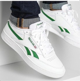 Resim Reebok Club C Revenge 100032882 Unisex Sneaker Ayakkabı Beyaz Yeşil 36-45,5 001 