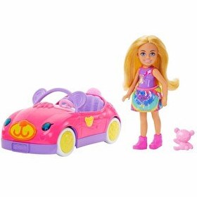 Resim Barbie Chelsea'nin Ayıcık Temalı Arabası HXN05 