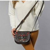 Resim Gön Handmade Deri Örgü Postacı Çanta (Kasis) 