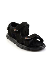 Resim Bambi Siyah Leather Erkek Sandalet E05078102501 Siyah 