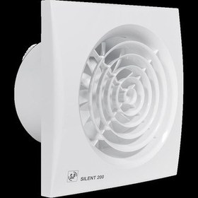 Resim Silent 200 Cz Tasarruflu Sessiz Banyo Wc Fanı 120 mm kanal çapı, 180 m³/h debi, 33 db ses seviyesi 