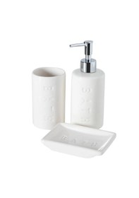 Resim Mudo Home Bath Kutulu Banyo Seti 3'lü Beyaz 