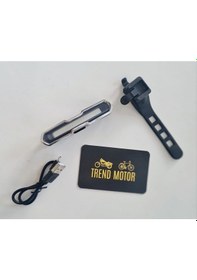Resim Polis Çakar Kırmızı Mavi Usb Şarjlı - Bisiklet 