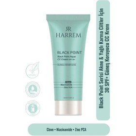 Resim Harrem Akneli & Yağlı Karma Ciltler Için 30spf Güneş Koruyucu Cc Krem Black P.int 50ml 