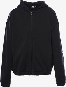 Resim Hummel Hmljazz Zip Çocuk Siyah Sweatshirt 921783-2001 Siyah 