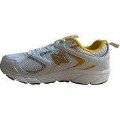Resim New Balance Lifestyle Unisex Shoes ML408WO Beyaz & Sarı Kadın Günlük Ayakkabı 
