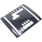 Resim Maiyame Mitsubishi Pajero 2007-2019 Vites Paneli Karbon Fiber Koruyucu Kapak - Çizilmeye Dayanıklı Abs Malzeme 