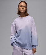 Resim Jordan Flight Fleece French Terry Crew-Neck Sweatshirt 