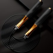 Resim MOGOLD Ayarlanabilir Hızlı Atlatma İpi Yetişkinler İçin - Kırmızı & Altın Saplı, Dayanıklı PU/Alüminyum Alaşımlı, Boks & Kardio Antrenmanları İçin İdeal, Ayarlanabilir Atlatma İpi | Ergonomik Tutuş Tasarımı | Pu Malzeme İp, Egzersiz İçin Atlatma İpi 