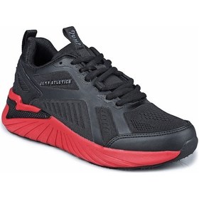 Resim Jump 26616 Siyah Kırmızı Unısex Spor Ayakkabı Yürüyüş & Koşu Siyah 