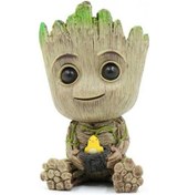 Resim Dancemonkey Büyük Kuş Yuvası Ağaç Adamı Oturan Ağaç Adam 12cm, Çocuklar İçin 