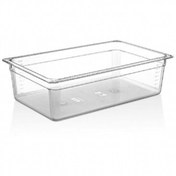 Resim GastroPlast GN 1/1-150 mm Polikarbonat Gastronom Küvet, Şeffaf 