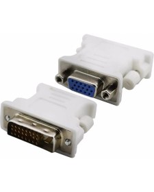 Resim DVI To VGA Dönüştürücü (Dvı Erkek - VGA Dişi) DVI 24+5 