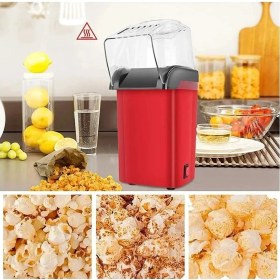 Resim Beyaz Pop Star Mısır Patlatma Makinesi, Garantili ve Kullanışlı Tasarım 