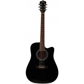 Resim Washburn WA90CEB Siyah Elektro Akustik Gitar 