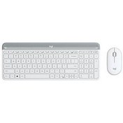 Resim Logitech MK470 Kablosuz İnce İngilizce Q Klavye + Mouse Seti 
